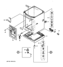 Part Location Diagram of WH16X10035 GE Assembly-DAMPER (FRONT)