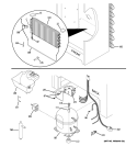 UNIT PARTS Diagram and Parts List for  General Electric Freezer