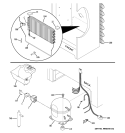 UNIT PARTS Diagram and Parts List for  General Electric Freezer