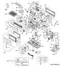 MICROWAVE Diagram and Parts List for  General Electric Microwave