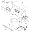 CONTROL PANEL Diagram and Parts List for PT920DP2BB  General Electric Wall Oven