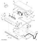 CONTROL PANEL Diagram and Parts List for  General Electric Wall Oven