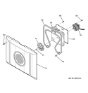 CONVECTION FAN Diagram and Parts List for  General Electric Range