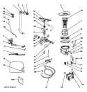 MOTOR-PUMP MECHANISM Diagram and Parts List for  General Electric Dishwasher
