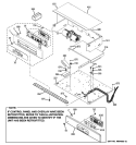 CONTROL PANEL Diagram and Parts List for  General Electric Wall Oven