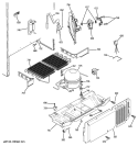 UNIT PARTS Diagram and Parts List for  General Electric Refrigerator