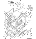 BODY PARTS Diagram and Parts List for  General Electric Range