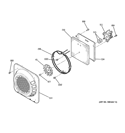CONVECTION FAN Diagram and Parts List for  General Electric Range
