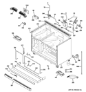 BODY PARTS Diagram and Parts List for  General Electric Range