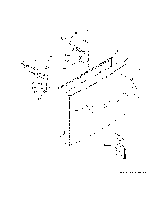 Freezer Door Diagram and Parts List for  General Electric Refrigerator