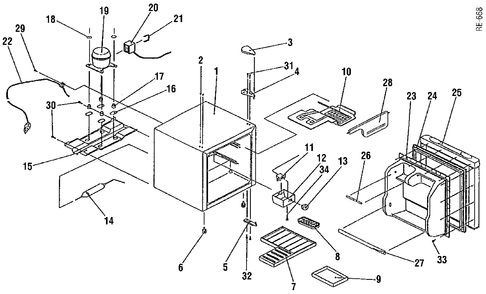Part Location Diagram of 7112402011 GE Screw, tapping