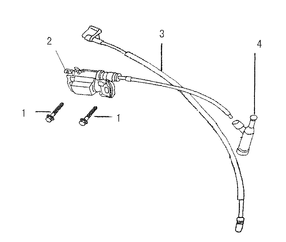 Ignition Coil Diagram and Parts List for (5581121 - 9646014D)(2016) Generac Generator