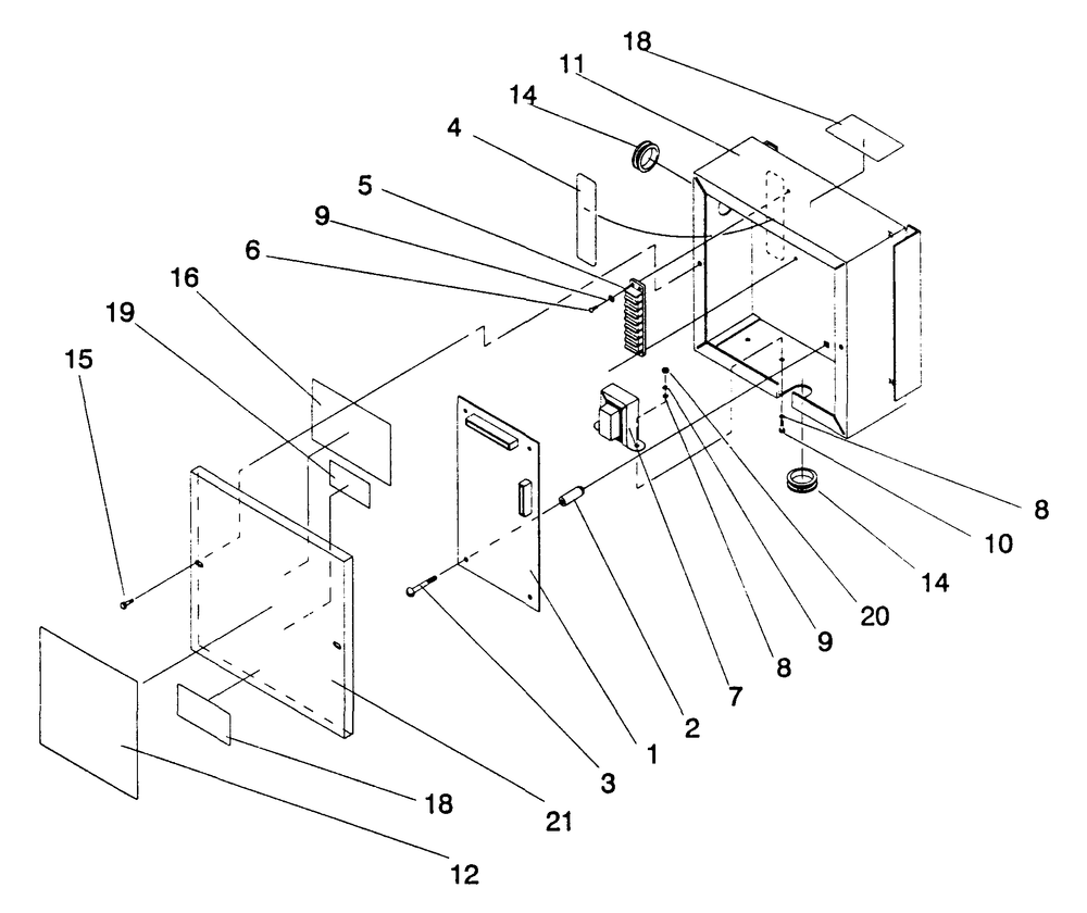 Cma Box Diagram and Parts List for  Generac Generator
