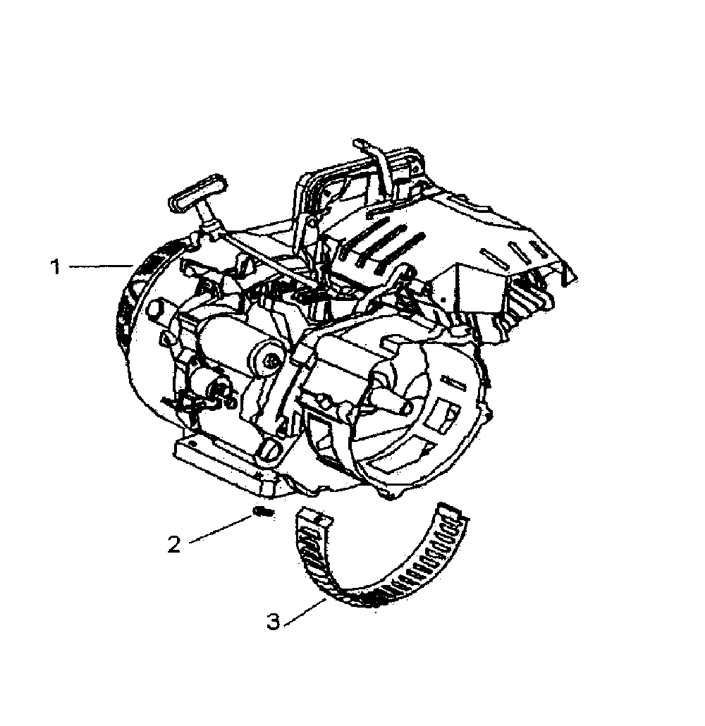 Engine Diagram and Parts List for  Generac Generator