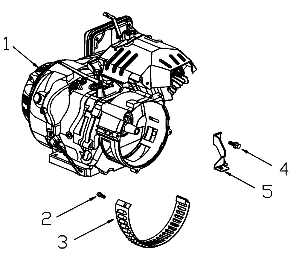 Engine Diagram and Parts List for (9429553A)(2015) Generac Generator