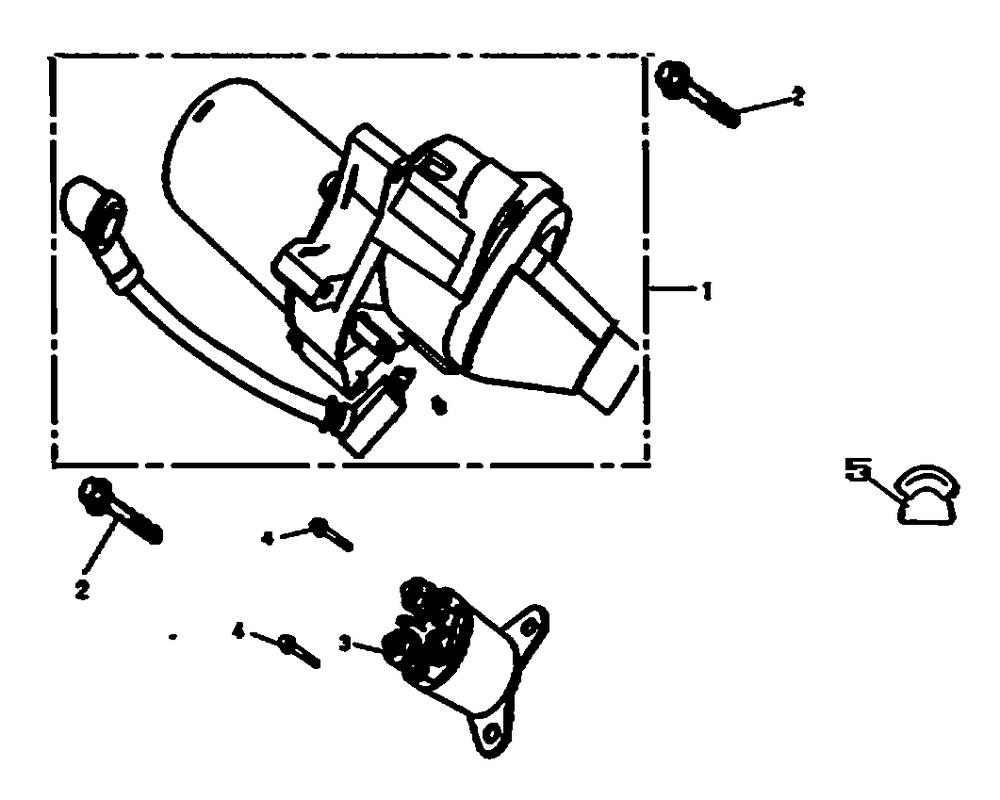 Starter Motor Diagram and Parts List for (8217150 - 8360957)(2013) Generac Generator