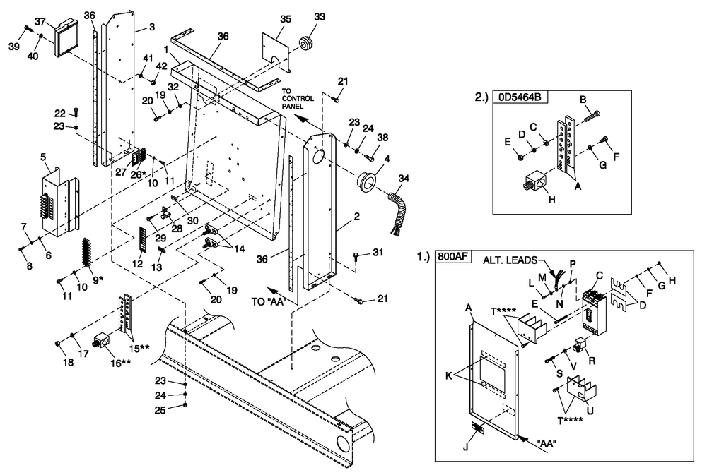 Cpl H Control 6.8l 100-150kw Cpl Diagram and Parts List for (4249955)(2005) Generac Generator
