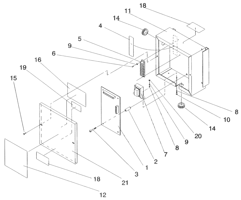 Cma Assembly Diagram and Parts List for (3197454)(2014) Generac Generator