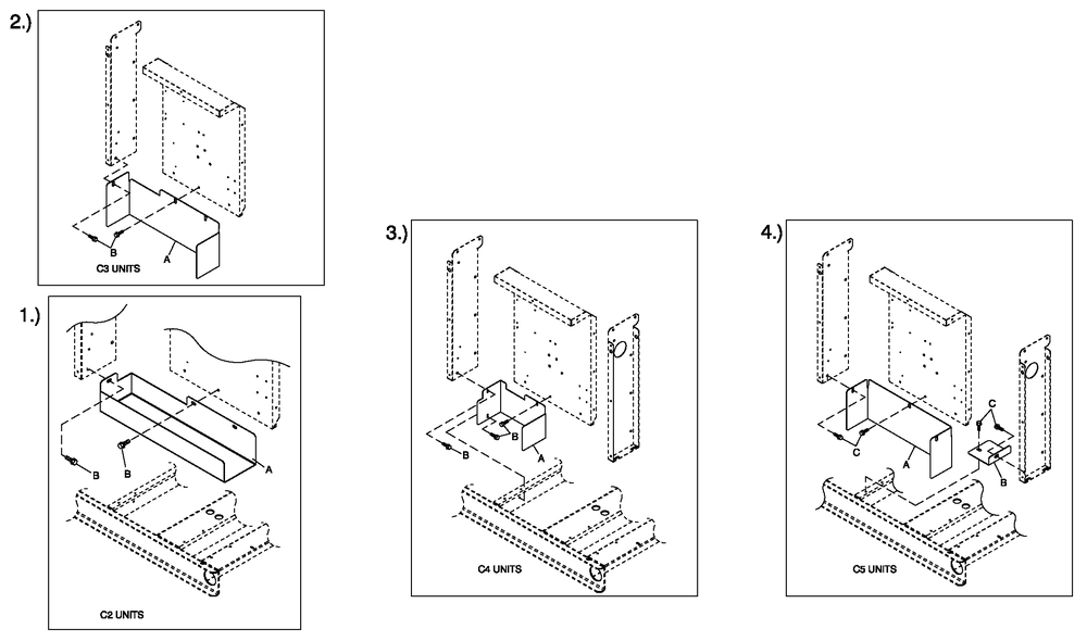 Exploded View: C4 Cb Connection Box Shielding C2/C4 Diagram and Parts List for (4408788 - 4805437)(2007) Generac Generator