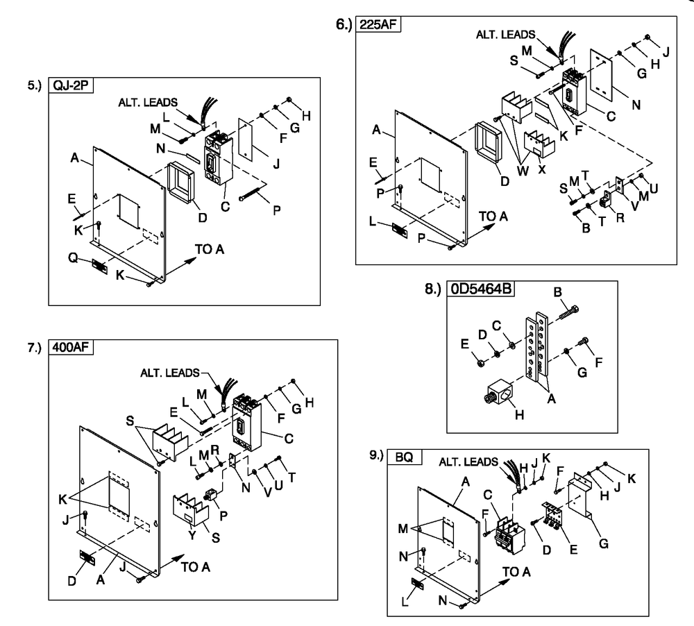 Cpl C2 And C4 Flex Hsb Diagram and Parts List for (4370455 - 4409833)(2006) Generac Generator