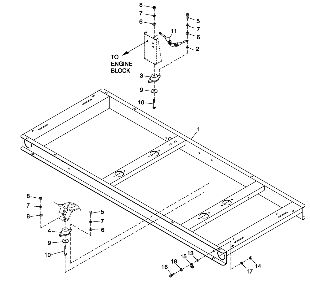 Ev Mounting Base 1.6l Diagram and Parts List for (2106V19635)(2006) Generac Generator