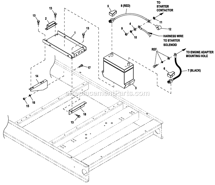Ev Battery 27f Gear Box (2) Diagram and Parts List for (9268257)(2014) Generac Generator