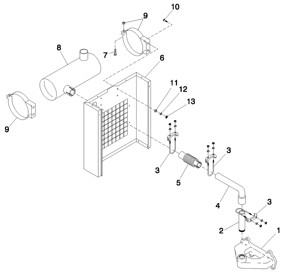 Battery Diagram and Parts List for (3940540)(2004) Generac Generator
