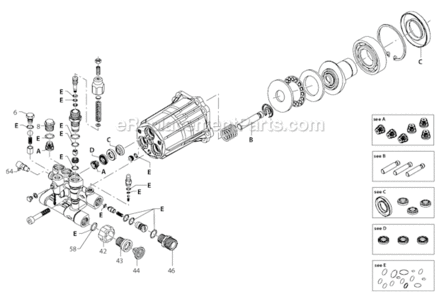 Part Location Diagram of 0H95650120 Generac Fitting, Suction Pw