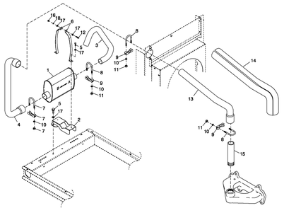 Ev Exhaust 1.5l C1 Diagram and Parts List for (4327006)(2005) Generac Generator