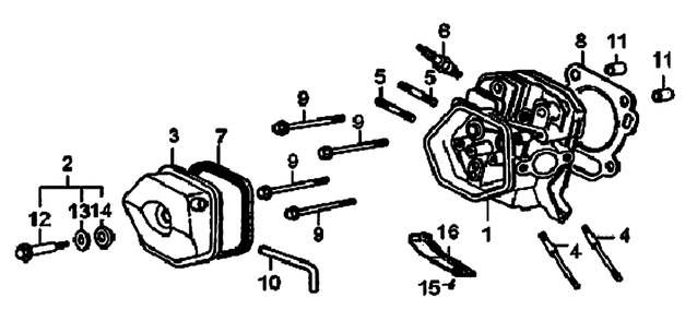 Part Location Diagram of 0G84420213 Generac Bolt