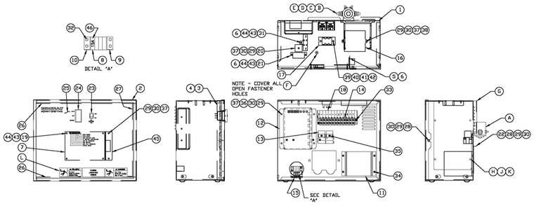 R-200 3600 Rpm Duratec Diagram and Parts List for (4363948 - 5017501)(2008) Generac Generator