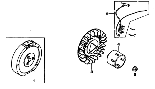 Flywheel Diagram and Parts List for (9429553A)(2015) Generac Generator