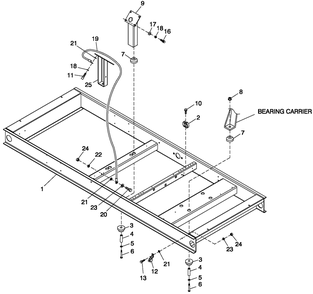 Mounting Base Cpl C3 Diagram and Parts List for (8338617)(2013) Generac Generator