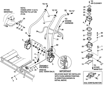 Ev Fuelsys Lpv C5 Diagram and Parts List for (4738930)(2007) Generac Generator