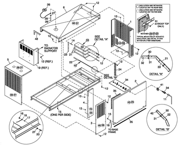 Enclosure C4 Diagram and Parts List for (5031812 - 5140763)(2008) Generac Generator