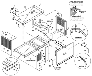 Enclosure C2 Diagram and Parts List for (4408788 - 4805437)(2007) Generac Generator