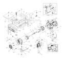 Part Location Diagram of 83208 Generac Bracket, Muffler