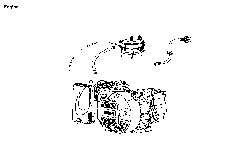 Engine Diagram and Parts List for  Generac Generator