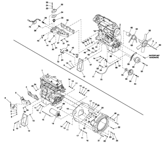 Part Location Diagram of 0D8671 Generac Hinge Continuous 1.5l Control Panel