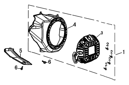 Starter Diagram and Parts List for (8802103A - 9786017A)(2015) Generac Generator