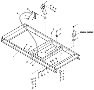 Ev Mtg Base 5.4l G3 Diagram and Parts List for (7000001)(2012) Generac Generator