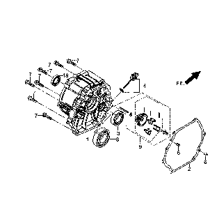 Part Location Diagram of 0J58620187 Generac Bolt