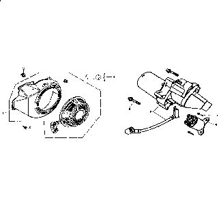 Starter Diagram and Parts List for  Generac Generator