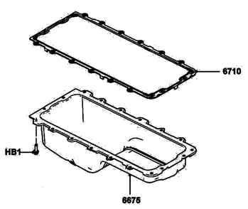 Gas Engine Oil Pan Diagram and Parts List for (5693562)(2009) Generac Generator