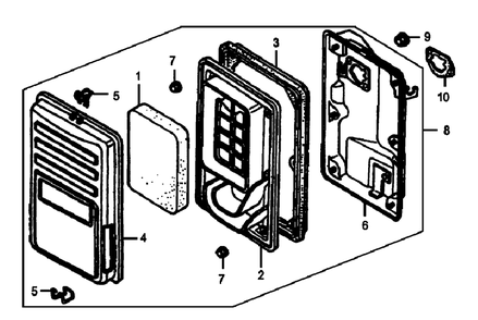 Part Location Diagram of 0G84420271 Generac Flange nut