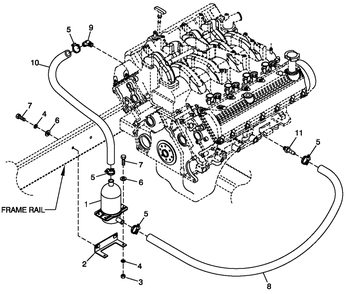 Block Heater 5.4l C3 Diagram and Parts List for (5405965)(2009) Generac Generator
