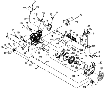 Part Location Diagram of 0G3251A Generac Ignition Module