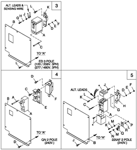 Part Location Diagram of 0G5734 Generac Circuit Breaker Spprt G 225af