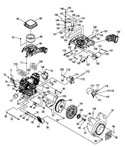 Part Location Diagram of 0G6453 Generac Stepper Assembly Gth990 Hsb