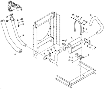 Ev Exhaust System 2.4l Diagram and Parts List for (5401523)(2009) Generac Generator